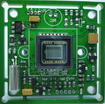 480TVL Wide Dynamic Range OSD Menu CCD Board Camera