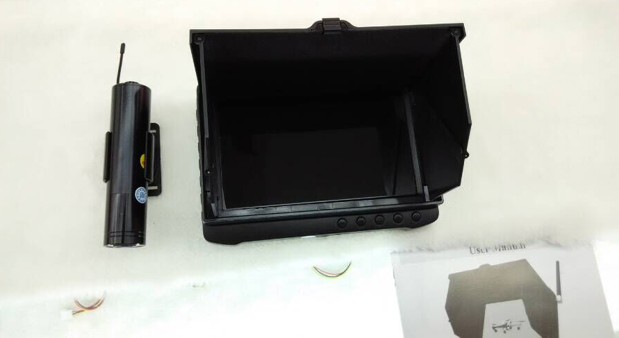 2.4GHz Wireless Endoscope Inspection Camera + Outdoor 5inch Wireless DVR Monitor 100M transmission With Sunshade 2.4GHz Wireless Endoscope Inspection Camera + Outdoor 5inch Wireless DVR Monitor 100M transmission With Sunshade