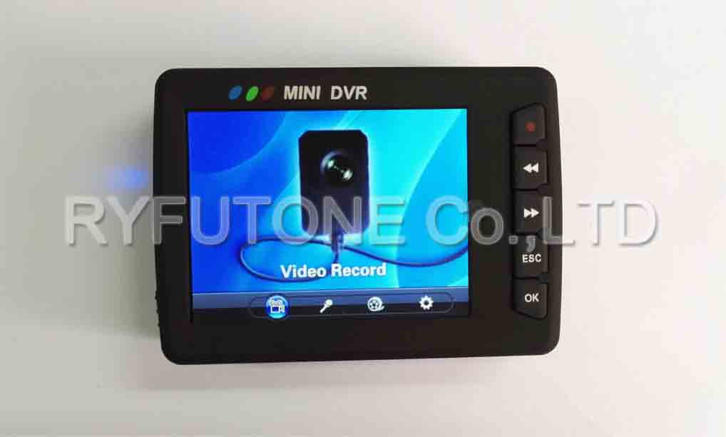 2.5 inch TFT LCD screen portable mini HD DVR recorder police body camera with remote control