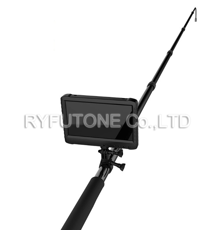 5M Telescopic Pole video Inspection camera with 7-inch Monitor DVR