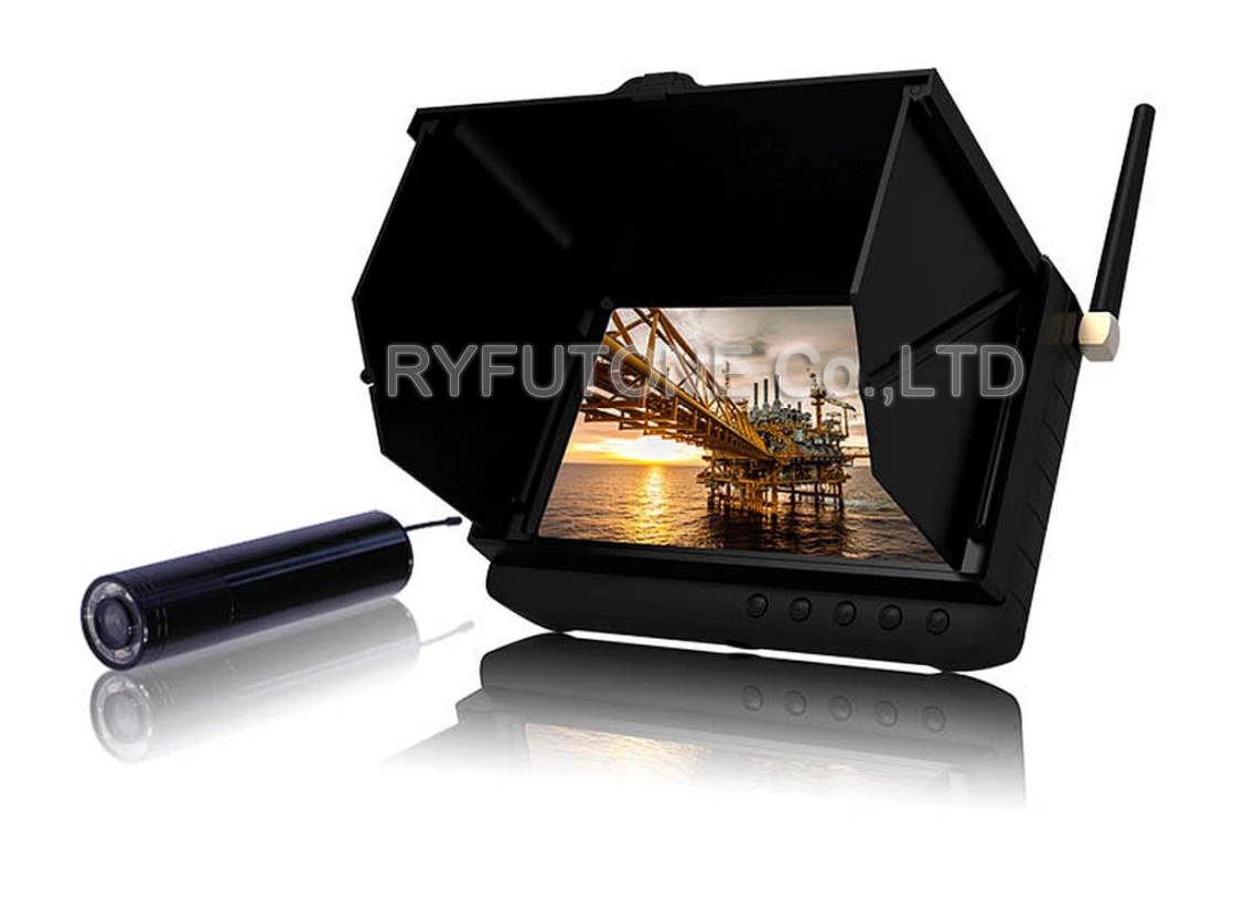 Industrial Endoscopy Camera with DVR Narrow Space Probe CCVR Wireless Camera and 5-inch 2.4GHz Wireless AHD DVR