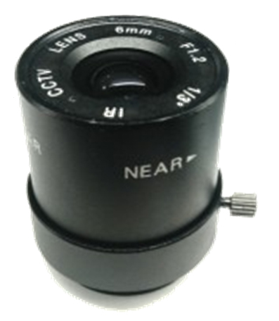 F1.2 6mm MANUAL IR night vision CCTV Camera Lens