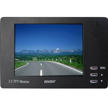 2.5 inch CCTV Camera Tester TFT Monitor Audio Input/Output